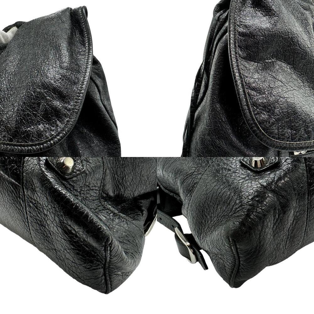 Balenciaga Classic Traveler Backpack Black Silver Leather - Picture 3 of 4